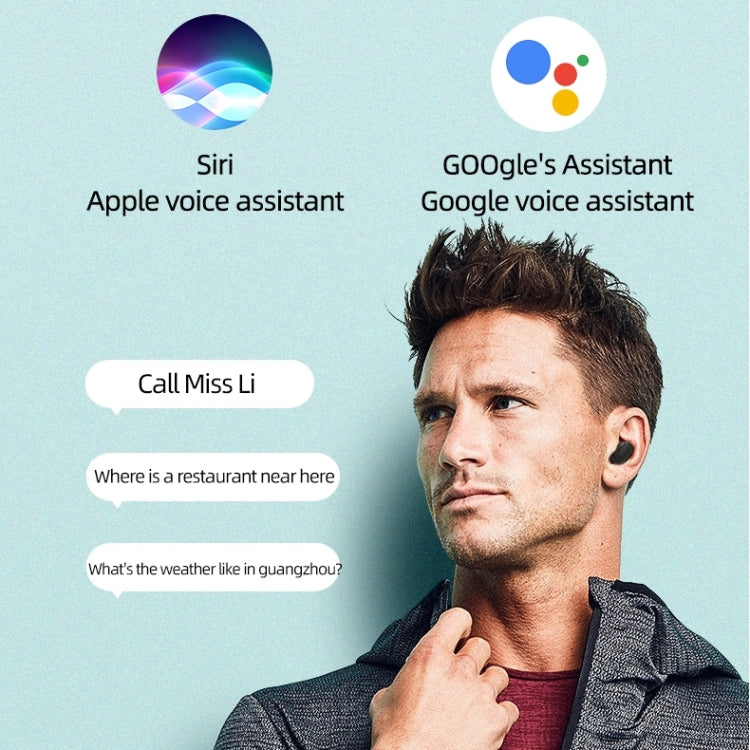 A6S IPX4 Waterproof Bluetooth 5.0 Wireless Bluetooth Earphone with Charging Box, Support for HD Calls & Siri & IOS Power Display (White) by bashfashion