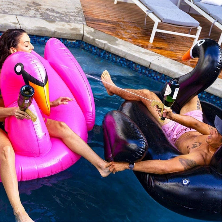 Zinc Alloy Bubbly Blaster Champagne Bottle Squirt Gun Bar Tool(Silver) by bashfashion