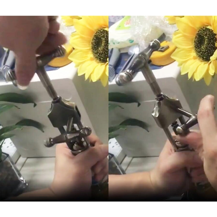 Multifunction Portable Screw Corkscrew Zinc Alloy Wine Bottle Opener, Packing: White Box by bashfashion