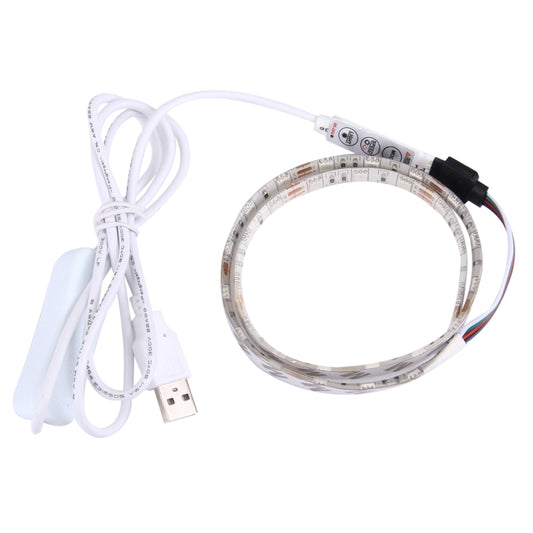 50cm 3W USB TV Rope Light , Epoxy IP65 Waterproof 30 LED 5050 SMD with 1m Extended Switch Cable & Manual Controller, Wide: 10mm(Colorful Light) by bashfashion
