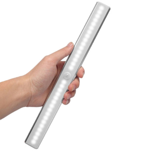 2.8W 20 LEDs White Light Wide Screen Intelligent Human Body Sensor Light LED Corridor Cabinet Light, USB Charging Version by bashfashion