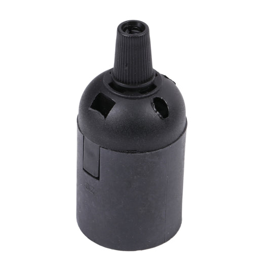 E27 Lamp Light Socket Bulbs Holder Base(Black) by bashfashion