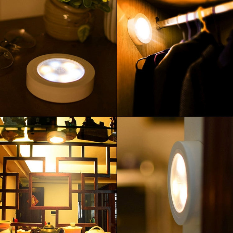Warm White / White / Yellow Light LED Night Light, 6 LEDs Decoration Light for Car, Hotel, Corridor, Exhibition Hall, Wardrobe(Bronze) by bashfashion