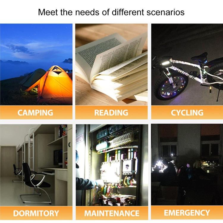 Q21 21cm White + Red USB LED Strip Light Portable 5V 650mA 5500-6500K with Switch by bashfashion