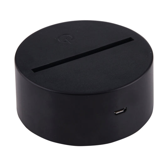 Pyramid Style 3D Touch Switch Control LED Light , 7 Colour Discoloration Creative Visual Stereo Lamp Desk Lamp Night Light by bashfashion