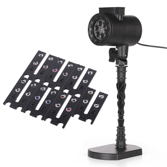 Blinblin CPF-LM401 4W IP65 Waterproof White Light ABS Shell Landscape Light, 8 Groups Patterns Outdoor Lawn Lamp by bashfashion