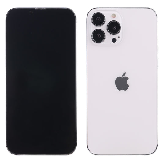 For iPhone 13 Pro Max Black Screen Non-Working Fake Dummy Display Model(Silver) by bashfashion