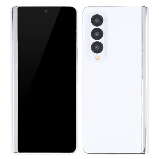 For Samsung Galaxy Z Fold4 Black Screen Non-Working Fake Dummy Display Model(White) by bashfashion