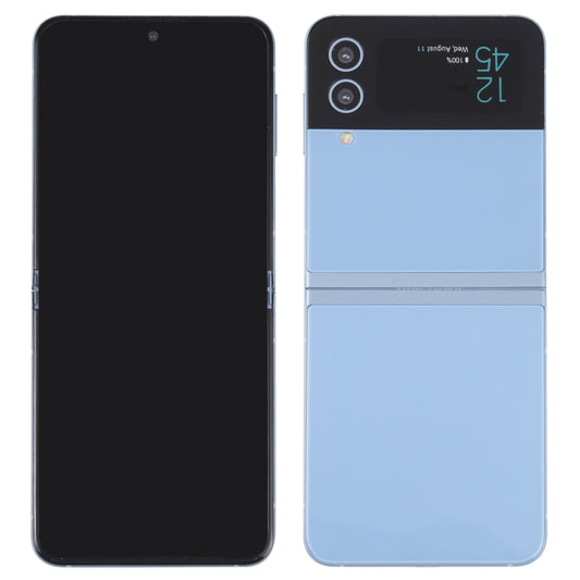 For Samsung Galaxy Z Flip4 Black Screen Non-Working Fake Dummy Display Model (Blue) by bashfashion