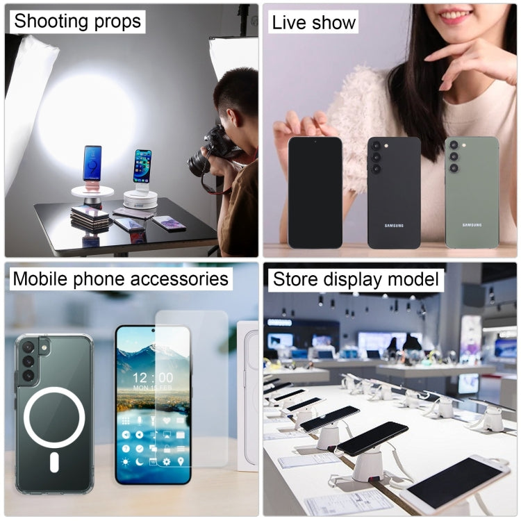 For Samsung Galaxy S23 5G Black Screen Non-Working Fake Dummy Display Model(Purple) by bashfashion