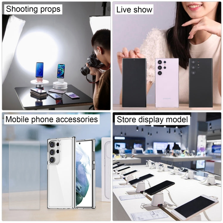 For Samsung Galaxy S23 Ultra 5G Black Screen Non-Working Fake Dummy Display Model(Purple) by bashfashion