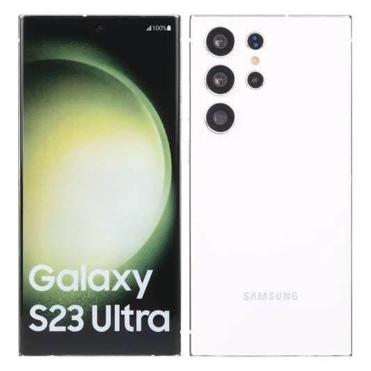 For Samsung Galaxy S23 Ultra 5G Color Screen Non-Working Fake Dummy Display Model (White) by bashfashion