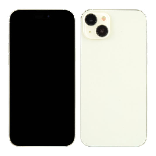 For iPhone 15 Plus Black Screen Non-Working Fake Dummy Display Model (Yellow) by bashfashion