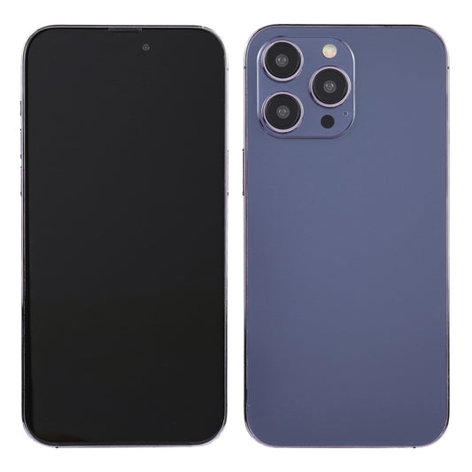 For iPhone 14 Pro Max Black Screen Non-Working Fake Dummy Display Model (Deep Purple) by bashfashion