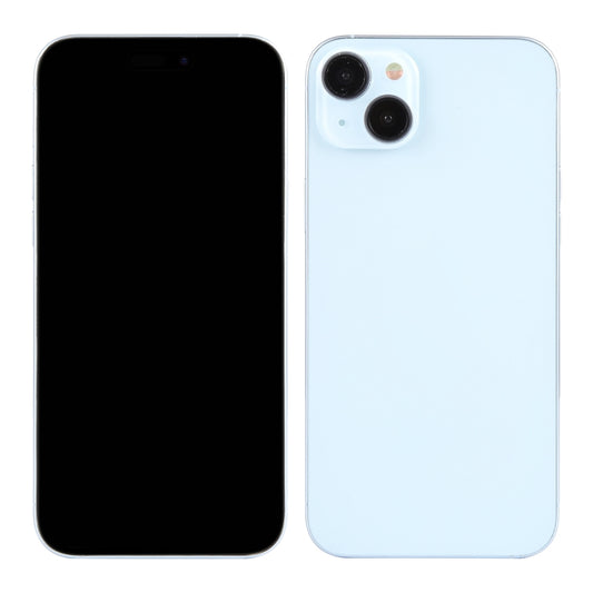 For iPhone 15 Black Screen Non-Working Fake Dummy Display Model (Blue) by bashfashion