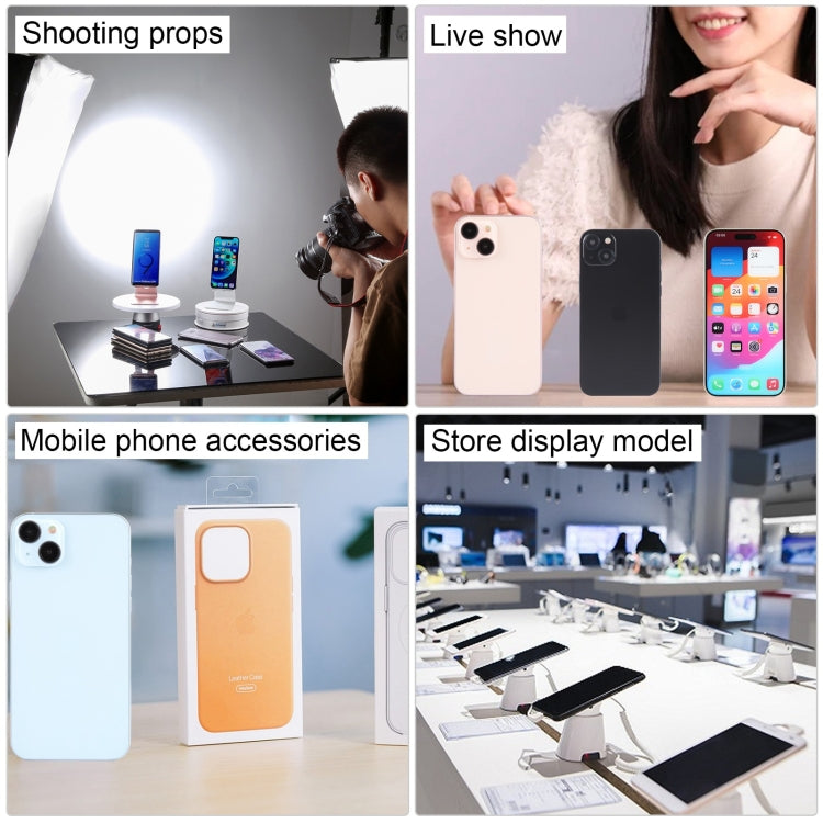 For iPhone 15 Color Screen Non-Working Fake Dummy Display Model (Black) by bashfashion