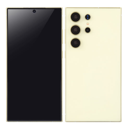 For Samsung Galaxy S24 Ultra 5G Black Screen Non-Working Fake Dummy Display Model (Yellow) by bashfashion