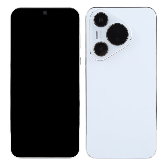 For Huawei Pura 70 Black Screen Non-Working Fake Dummy Display Model (White) by bashfashion