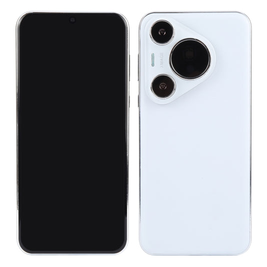 For Huawei Pura 70 Pro Black Screen Non-Working Fake Dummy Display Model (White) by bashfashion