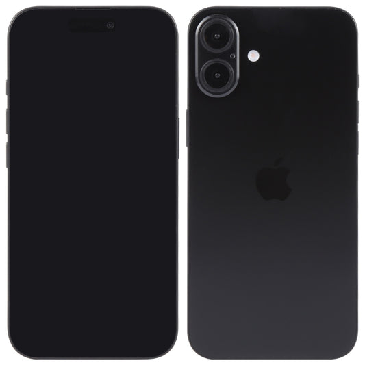 For iPhone 16 Black Screen Non-Working Fake Dummy Display Model (Black) by bashfashion