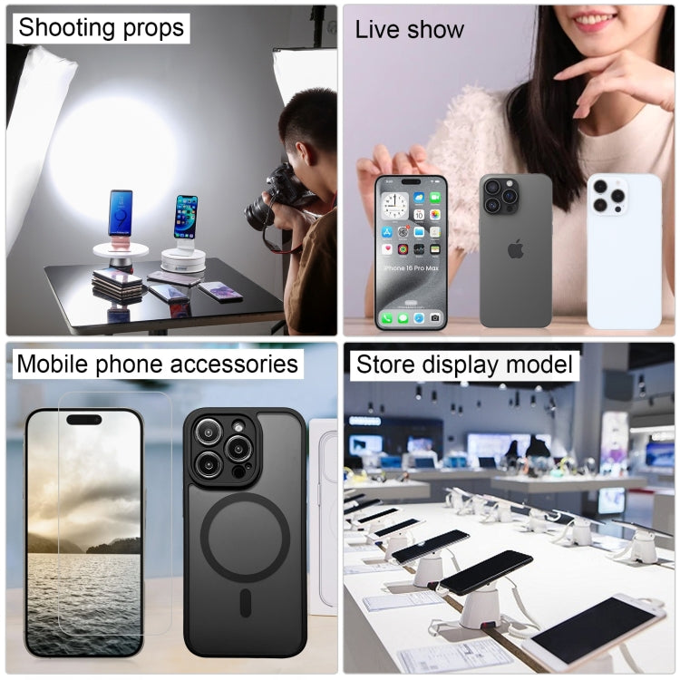 For iPhone 16 Pro Black Screen Non-Working Fake Dummy Display Model (Black) by bashfashion