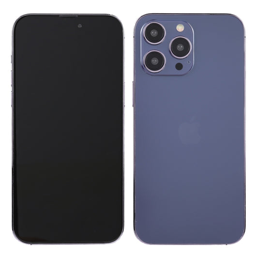 For iPhone 14 Pro Black Screen Non-Working Fake Dummy Display Model (Deep Purple) by bashfashion