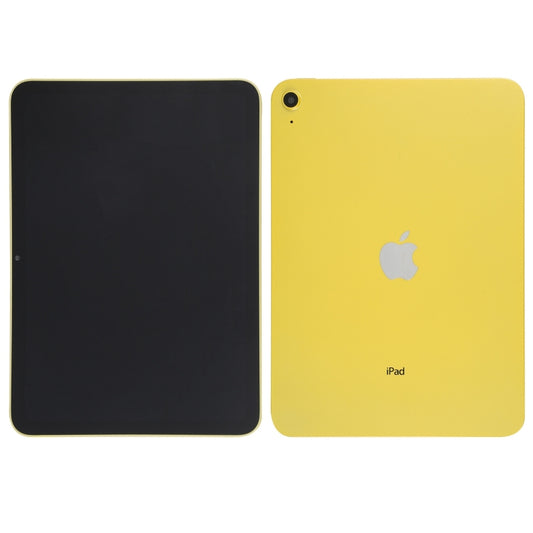 For iPad 10th Gen 10.9 2022 Black Screen Non-Working Fake Dummy Display Model(Yellow) by bashfashion