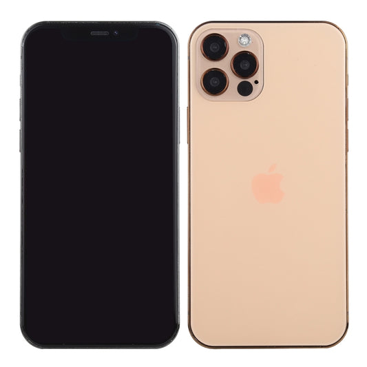 For iPhone 12 Pro Black Screen Non-Working Fake Dummy Display Model, Light Version(Gold) by bashfashion