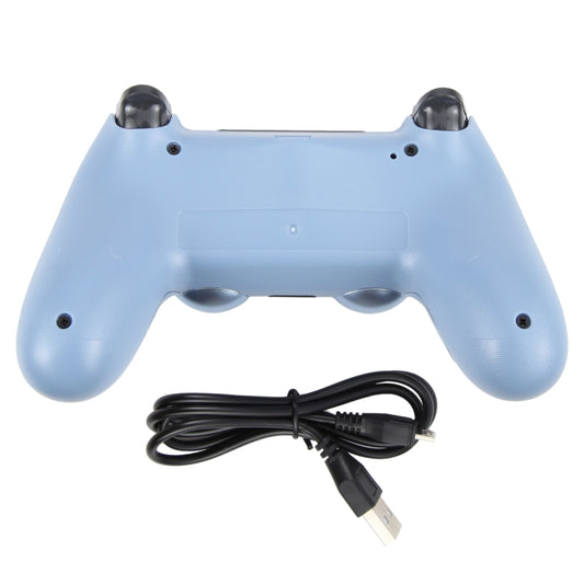 Wireless Bluetooth Snowflake Button Game Controller for Sony PS4 (Titanium Blue) by bashfashion