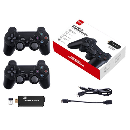 PS3000 32GB 4K Retro Game Stick with 2 Wireless Gamepads 3000+ Games Pre-installed by bashfashion
