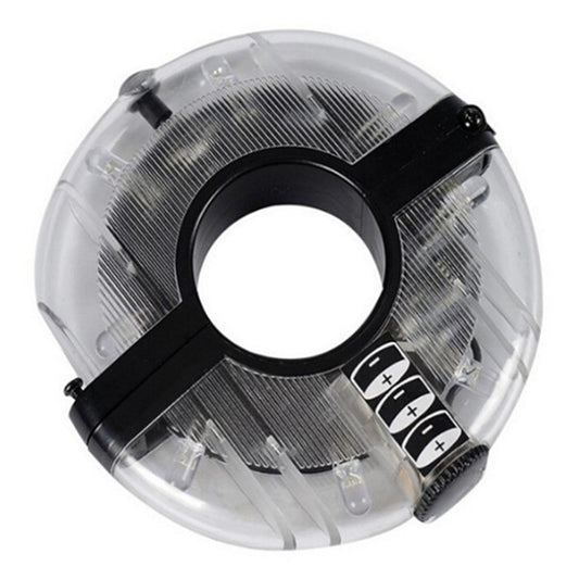 A108 Bicycle Decor Waterproof Flower Drum Lamp Dazzle Warning Lamp, Size: 9.5*1.7cm by bashfashion