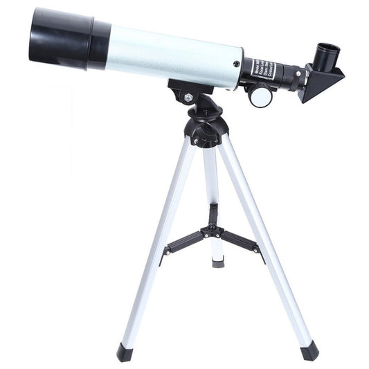 F36050 Portable Professional High Definition High Times Espace Astronomical Telescope Spotting Scope with Aluminum Alloy Tripod(Silver) by bashfashion