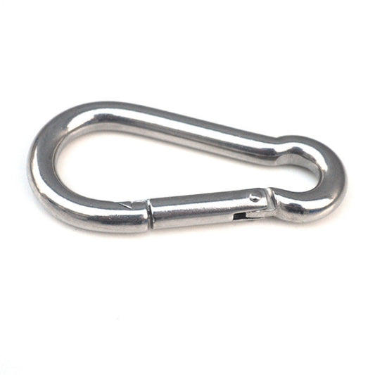 M11 Stainless Steel Carabiner Spring Hook Multi-tool Mountaineering Buckle Lock Camping Hook Rope, Inner Diameter: 10.84mm by bashfashion