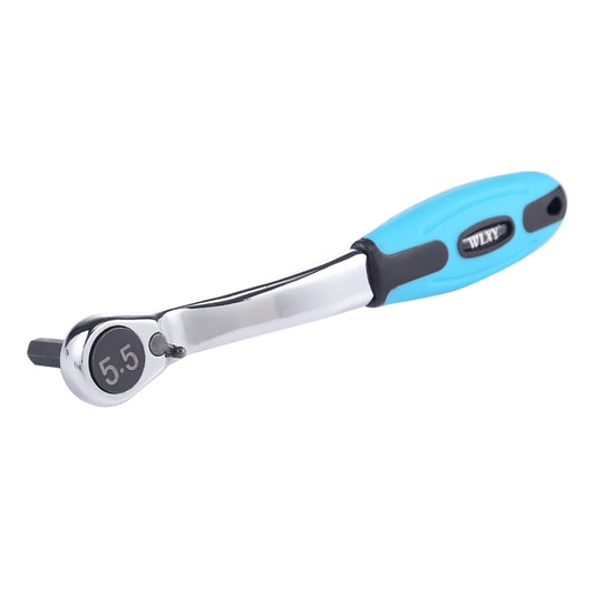 5.5mm Inner Hexagon 72 Teeth Handle Ratchet Wrench by bashfashion