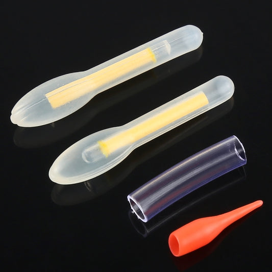 10 Packs OCEAN SUN Bulb Shape Luminous Float Night Fishing Light Stick, Visibility: 50m, Size: 4.5 x 37mm by bashfashion