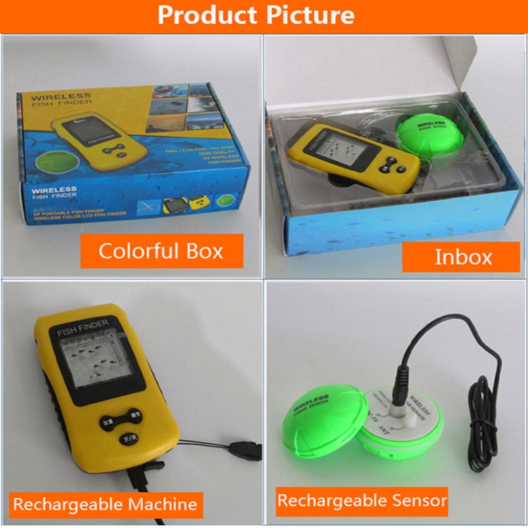 TL86 Portable Wireless Color Screen Fishing Device Fishfinder by bashfashion