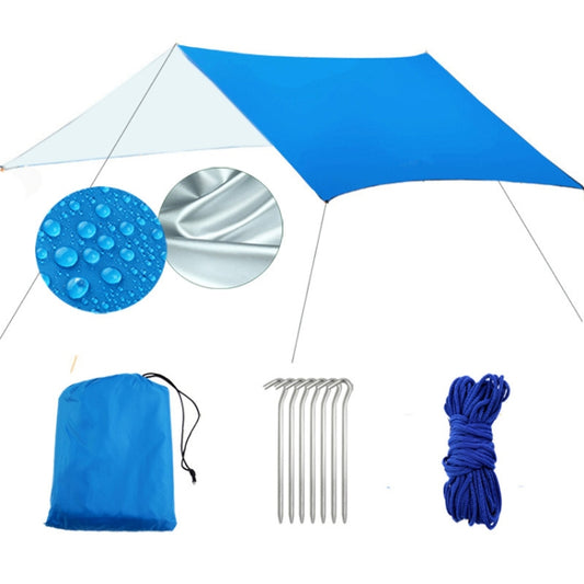 Multi-function Outdoor Waterproof Sunscreen Beach Awning Tent Sun Shelter Pergola (Blue) by bashfashion