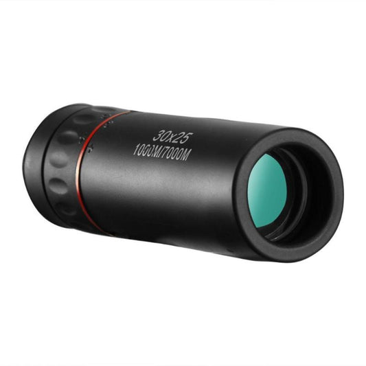 30x25 Mini Portable Optical Monocular Telescope (Black) by bashfashion