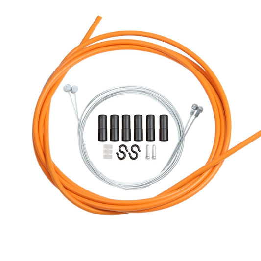 Universal Bicycle Brake Cable Tube Set(Orange) by bashfashion