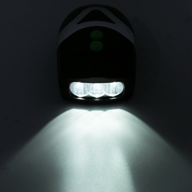 Mountain Bike Headlight Horn LED Flashlight Bicycle Electric Horn, with Light by bashfashion