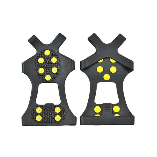 10 Teeth Ice Claw Outdoor Non-slip Shoes Covers for Ice Snow Ground, Size : M by bashfashion