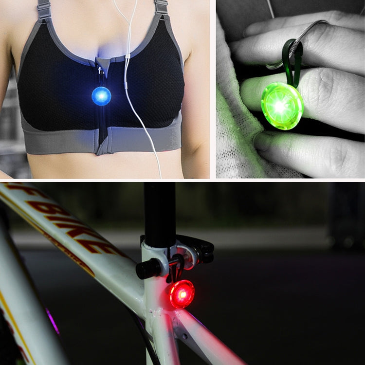 5 PCS Camping Night Running Arm Luminous Hanging Buckle Safety Light(Green) by bashfashion