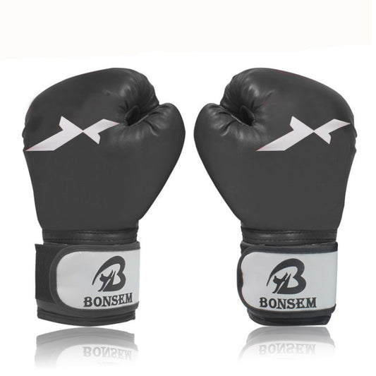 BONSEM Training Boxing Gloves for Adults(Black) by bashfashion