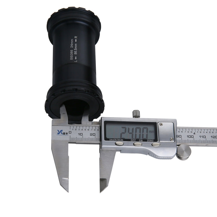 BB386 Press Fit Style EVO Bottom Bracket Fits 86.5mm for SHIMANO / SRAM / FSA Mountain Bike (Black) by bashfashion