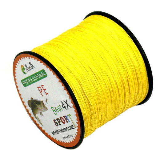 HENGJIA 1.5# 0.20mm 22LB 9kg Tension 500m Extra Strong 4 Shares Braid PE Fishing Line Kite Line(Yellow) by bashfashion