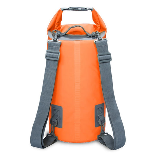 Outdoor Waterproof Dry Dual Shoulder Strap Bag Dry Sack, Capacity: 15L (Orange) by bashfashion