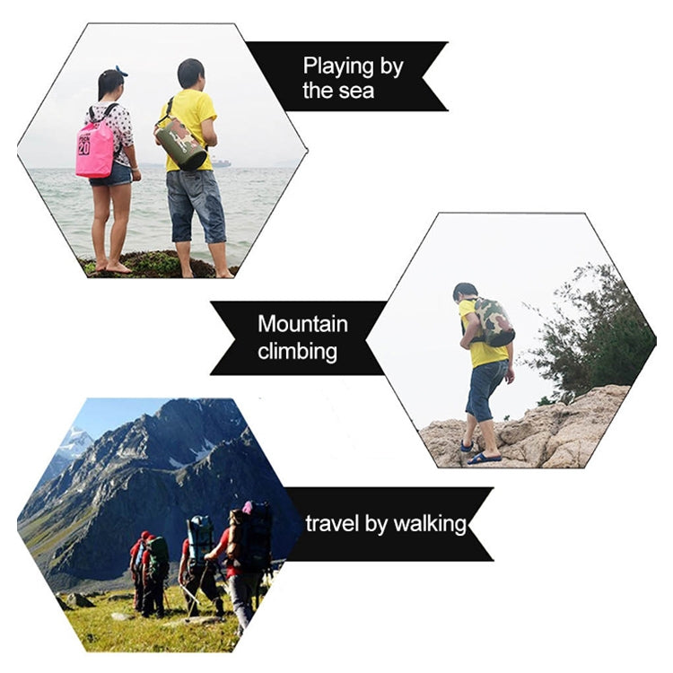 Outdoor Waterproof Bag Dry Sack PVC Barrel Bag, Capacity: 2L (Yellow) by bashfashion