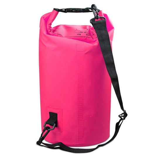Outdoor Waterproof Single Shoulder Bag Dry Sack PVC Barrel Bag, Capacity: 3L (Pink) by bashfashion