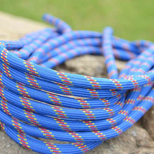 Climbing Auxiliary Rope Static Rope Safety Rescue Rope, Length: 10m Diameter: 10mm(Blue) by bashfashion