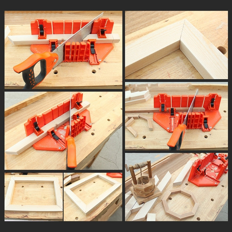 14 Inch Thicken Miter Saw Cabinets Multi-function Woodworking Hand Tools Home DIY Wood Working Hand Saws Clamped Box by bashfashion